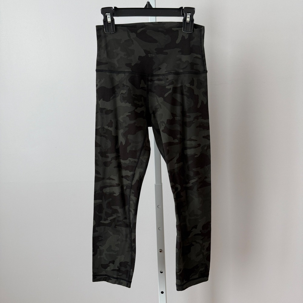 Lululemon sz 4 Align High Rise Leggings 21 Camo Heritage 365 Deep Coal Multi